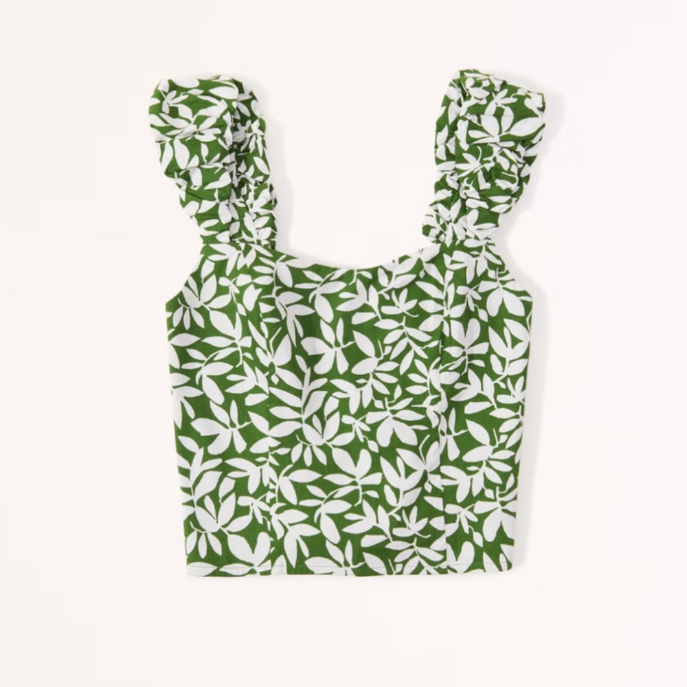 Abercrombie & Fitch —Bubble Strap Poplin Top - Picture 2 of 2